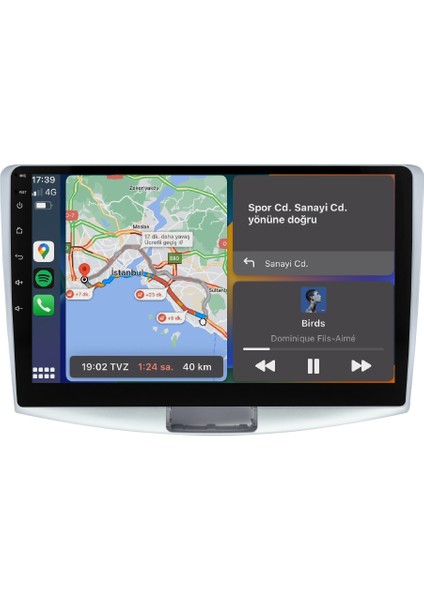 Volkswagen cc (2007-2014) Android 14 Multimedya Carplay 10 Inch 4 GB Ram / 64 GB Hafıza CRV-4589XR