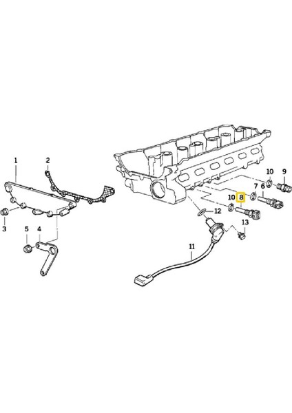 Bmw Hararet Müşürü Swag 13621709966 ve 1357414 fiyatları