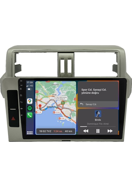 Toyota Prado (2014-2019) Android 14 Multimedya Carplay 10 Inch 2 GB Ram / 32 GB Hafıza CRV-4555XR