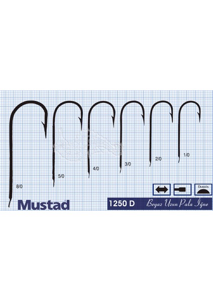 Olta Iğnesi 1250D 100LÜ Standart-No:4-0 fiyatları