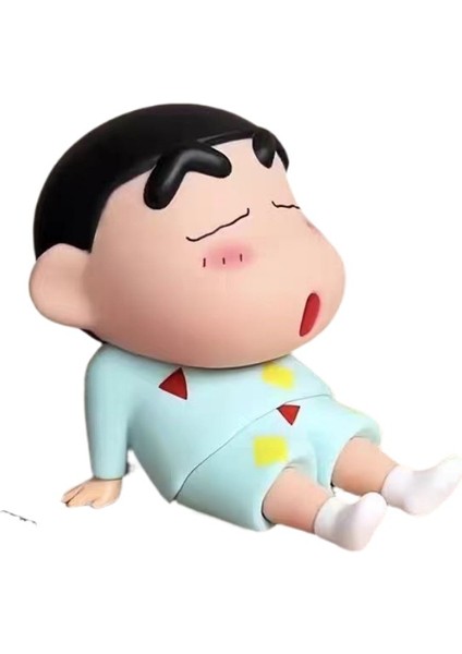 Crayon Shin-Chan Cep Telefonu Tutucusu, Tembel Cep Telefonu Tutucusu, Hareketli Model, Sevimli Masaüstü Süslemesi, Oyuncak Bebek Hediyesi (Yurt Dışından)