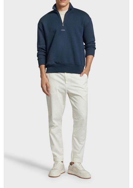 Pamuklu Yarım Fermuarlı Dik Yaka Sweat K10K113569PPK Erkek Sweat K10K113569 Ppk