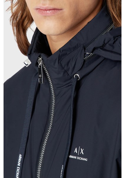 Logolu Gizli Kapüşonlu Regular Fit Mont Erkek Mont 8NZB60 ZN97Z 1583 indirimleri