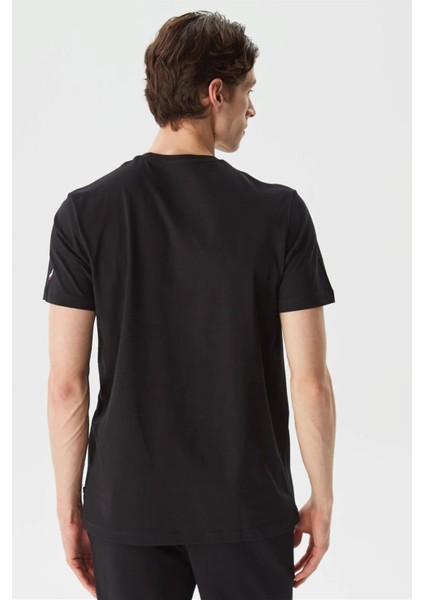 Pamuk Marka Baskılı Bisiklet Yaka Standart Fit T Shirt Erkek T Shirt V35528T 0Tb
