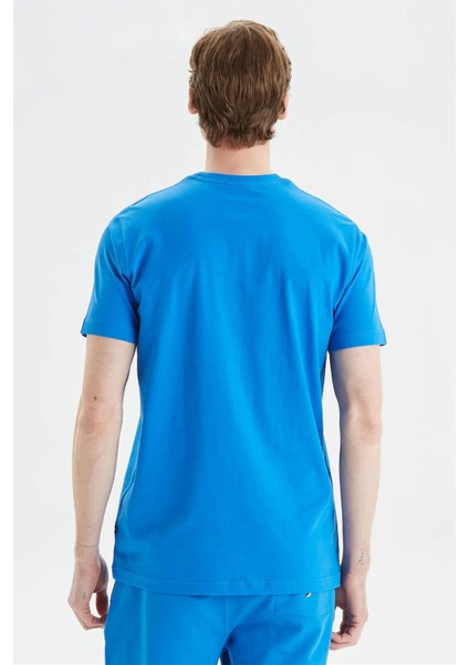 Pamuk Marka Baskılı Bisiklet Yaka Standart Fit T Shirt Erkek T Shirt V35902T 4Sj fırsatları