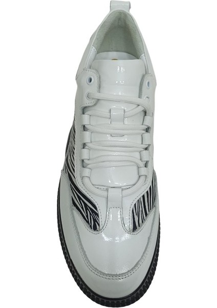 Beyaz Deri Erkek Sneaker Spor Ayakkabı fırsatları