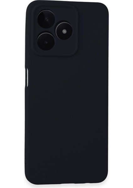 Realme C53 Kılıf Premier Kamera Korumalı Mat Silikon Siyah