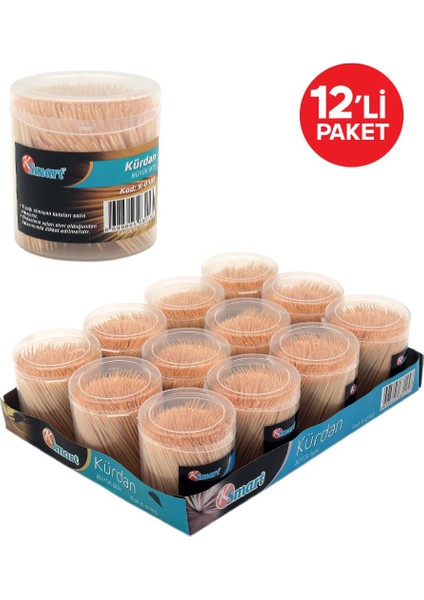 Kürdan Büyük 12'li Paket K-0165 12lı Paket