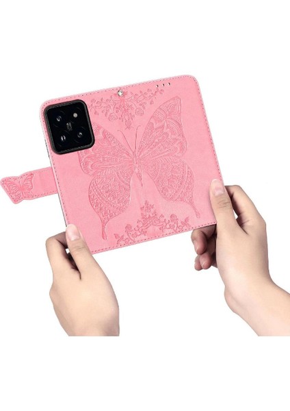Xiaomi 14T Kelebek Kanat Çok Renkli Cüzdan Iş Için Kılıf (Yurt Dışından) fiyatları