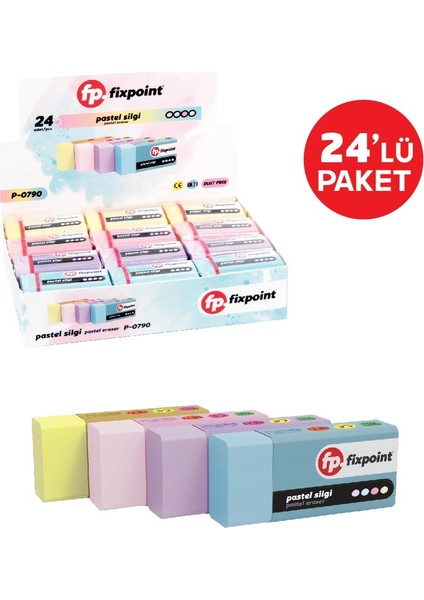 Pastel Silgi 24lü P-0790 Fixpoint