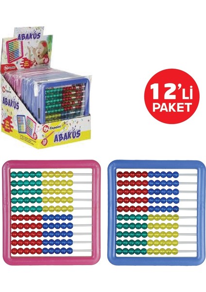 Fixpoint Lüx Mishap-Abaküs P-7000 12lı Paket