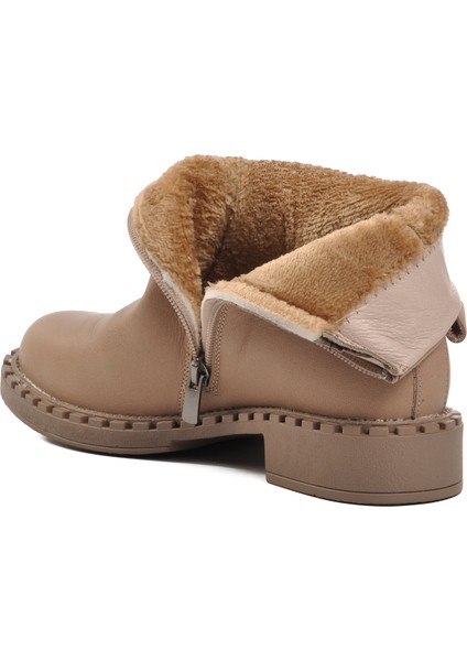 9894 Vizon Içi Kürklü Deri Kadın Bot fırsatları