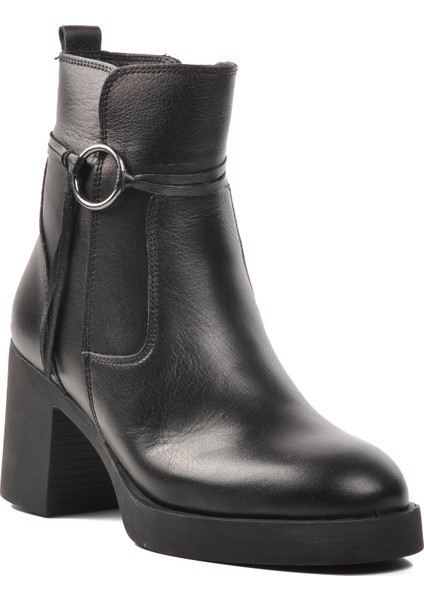 9895 Siyah Içi Polarlı Deri Kadın Bot modelleri