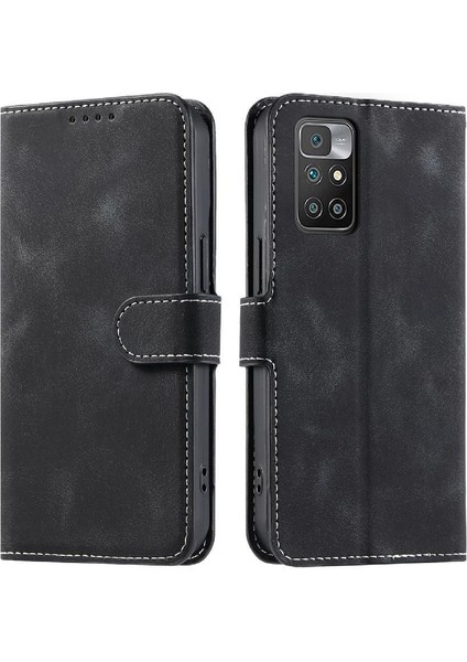 Xiaomi Redmi 10 Başbakan Cüzdan Kart Yuvaları Manyetik Kickstand Için Flip Case (Yurt Dışından)