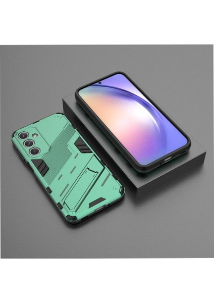 Samsung Galaxy M35 Kickstand Koruyucu Kapak Için Kılıf Sağlam Askeri (Yurt Dışından)