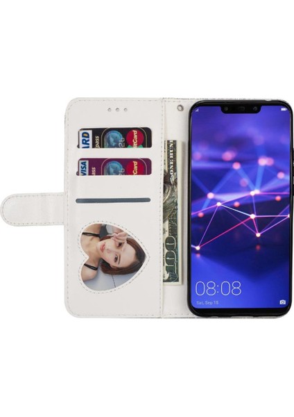 MY Boutique1 Huawei Mate 20 Lite Bilek Kayışı Manyetik Kapatma Için Fermuarlı Cebi Durumda (Yurt Dışından)