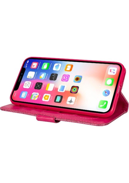 IPhone Xr Manyetik Kapatma Kart Tutucu Için Fermuar Cep Durumda Glitter Pu (Yurt Dışından) modelleri