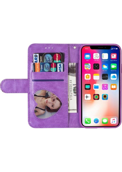 IPhone x Için Fermuarlı Cebi Durumda/iphone Xs Glitter Cüzdan Kılıf Kart Tutucu (Yurt Dışından) modelleri