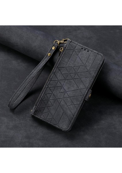 Realme 13 Flip Kapak Cüzdan Için Flip Case Basit Iş Darbeye Vaka (Yurt Dışından)