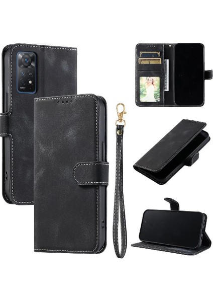 Xiaomi Redmi Not 12 Için Flip Case Pro 4g Manyetik Kickstand Cüzdan Kart (Yurt Dışından)