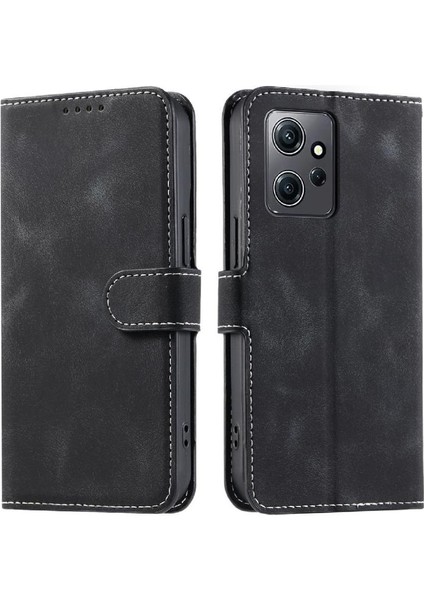 Xiaomi Redmi Not 12 Için Flip Case 4g Cüzdan Kart Yuvaları Bilek Kayışı Pu (Yurt Dışından) fırsatları