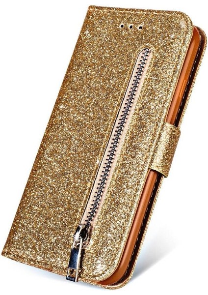 IPhone x Için Fermuarlı Cebi Durumda/iphone Xs Glitter Cüzdan Kılıf Kart Tutucu (Yurt Dışından) fiyatları