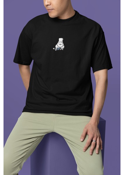 Oversize Endişeli Aşçı T-Shirt Unisex /chef fiyatları