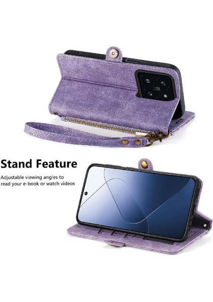 Xiaomi 14T Darbeye Cüzdan Basit Iş Deri Kılıf Için Flip Case (Yurt Dışından) fırsatları