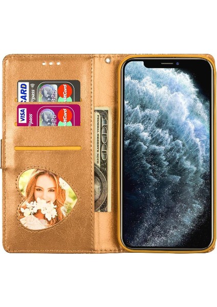 IPhone 11 Için Fermuar Cep Durumda Pro Max Pu Deri Bilek Kayışı Manyetik (Yurt Dışından)