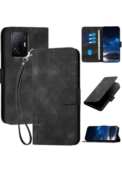 Xiaomi 11T/11T Pro Için Flip Case Yüksek Kalite Deri Telefon Kılıfı ve Kart (Yurt Dışından)
