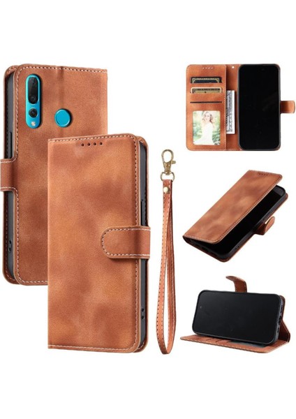Onur 20 Lite Için Flip Case Bilek Kayışı Cüzdan Kart Yuvaları Pu Deri (Yurt Dışından)