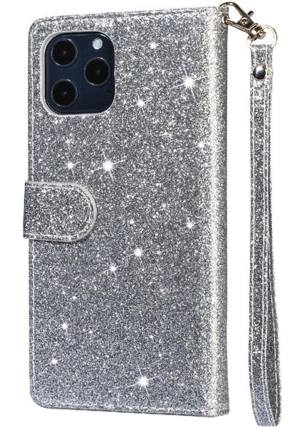 IPhone 11 Pro Için Fermuar Cep Durumda Kart Tutucu Glitter Cüzdan Kılıf Pu (Yurt Dışından) indirimleri