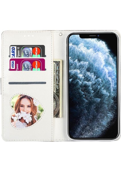 MY Boutique1 IPhone 12 Pro Max Pu Deri Manyetik Kapatma Için Fermuarlı Cebi Durumda (Yurt Dışından)