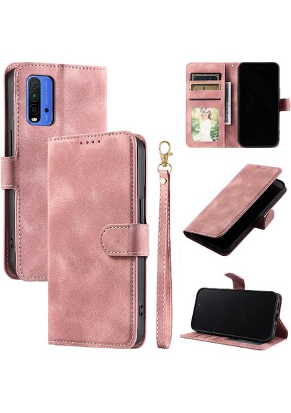 Xiaomi Redmi Için Flip Case 9t Kickstand Bilek Kayışı Manyetik Cüzdan Kart (Yurt Dışından) indirimleri