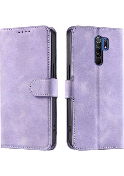 Xiaomi Redmi 9 Başbakan Kickstand Manyetik Pu Deri Bilek Için Flip Case (Yurt Dışından)
