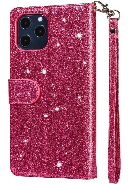 IPhone 11 Pro Için Fermuar Cep Durumda Kart Tutucu Glitter Cüzdan Kılıf Pu (Yurt Dışından) fırsatları
