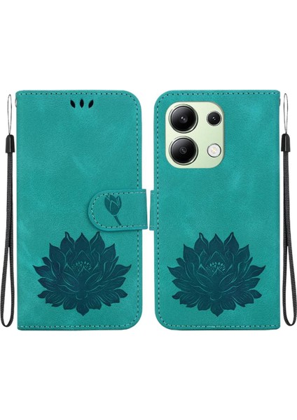 Xiaomi Redmi Not 13 Için Flip Case 4g Cüzdan Manyetik Kickstand Kabartma (Yurt Dışından)