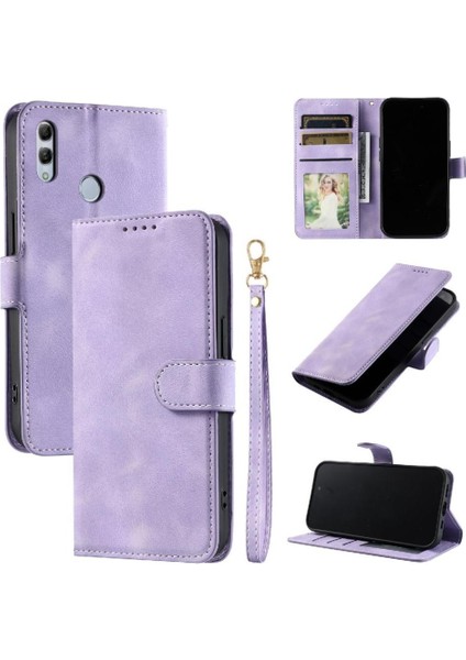 Onur 10 Lite Için Flip Case Pu Deri Cüzdan Kart Yuvaları Kickstand Bilek (Yurt Dışından)