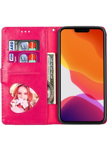 IPhone 13 Için Fermuar Cep Durumda Pro Max Pu Deri Glitter Cüzdan Kılıf (Yurt Dışından)