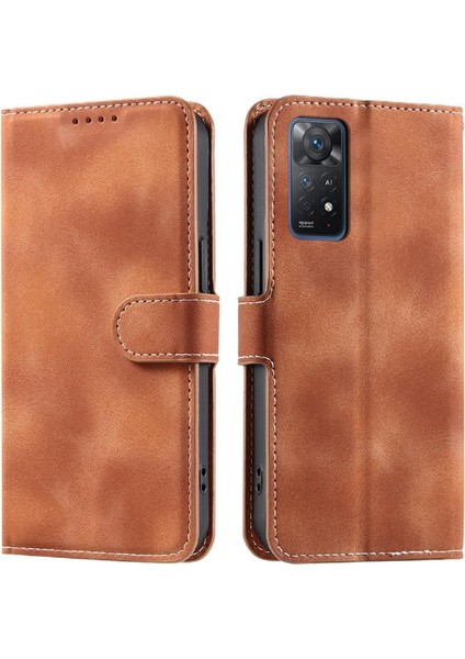 Xiaomi Redmi Not 11 Pro 4g Için Flip Case/5g Kickstand Pu Deri Manyetik (Yurt Dışından)