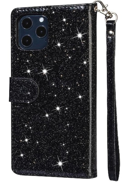 IPhone 11 Pro Için Fermuar Cep Durumda Kart Tutucu Glitter Cüzdan Kılıf Pu (Yurt Dışından) indirimleri