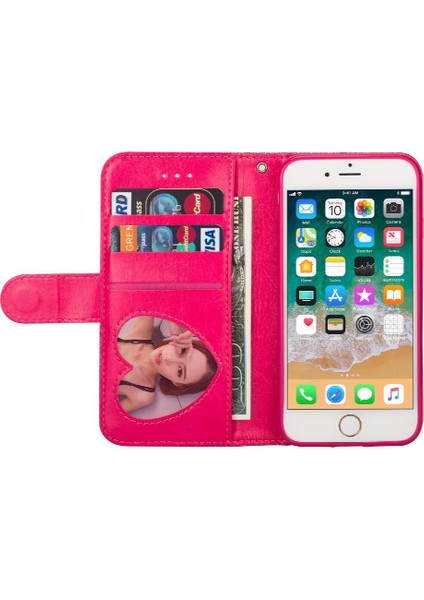 IPhone 7 Için Fermuar Cep Durumda/iphone 8 Bilek Kayışı Manyetik Kapatma Pu (Yurt Dışından)