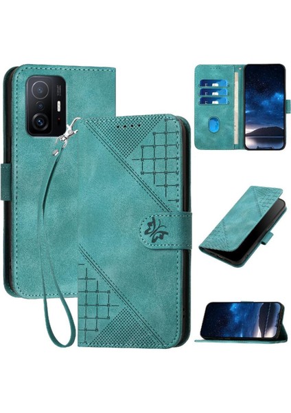 Xiaomi 11T/11T Pro Için Flip Case Yüksek Kalite Deri Telefon Kılıfı ve Kart (Yurt Dışından)
