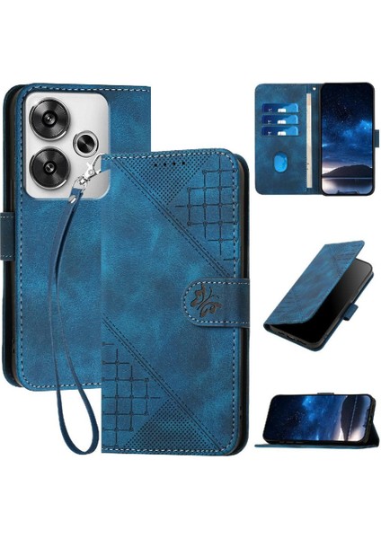 Ayrılabilir El ile Xiaomi Redmi Turbo3 Kabartmalı Kelebek Için Flip Case (Yurt Dışından)
