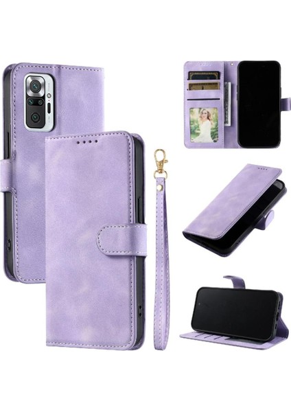 Xiaomi Redmi Not 10 Için Flip Case Pro Max Manyetik Kickstand Cüzdan Kart (Yurt Dışından)