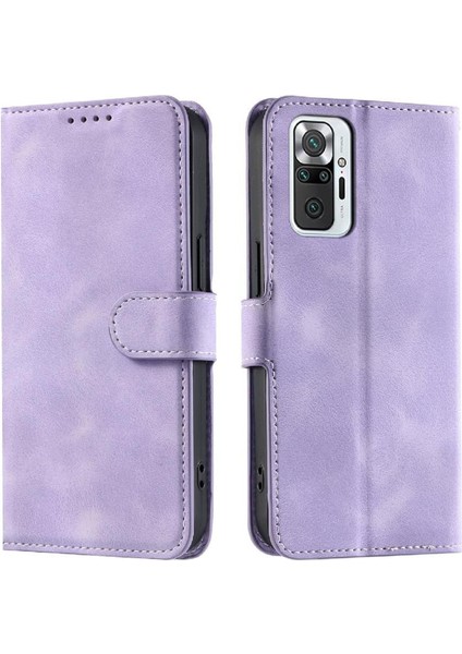 Xiaomi Redmi Not 10 Için Flip Case Pro Max Manyetik Kickstand Cüzdan Kart (Yurt Dışından)