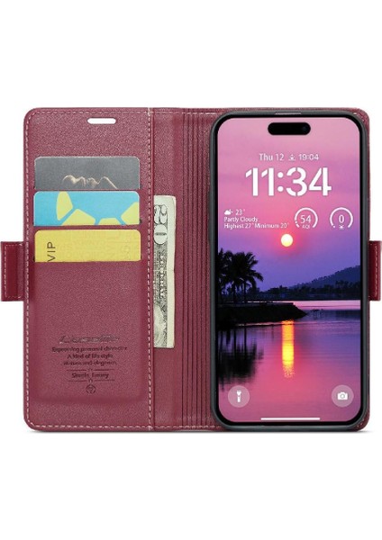IPhone 16 Pro Max Anti Dolandırıcılık Darbeye Dayanıklı Durumda Kickstand (Yurt Dışından)