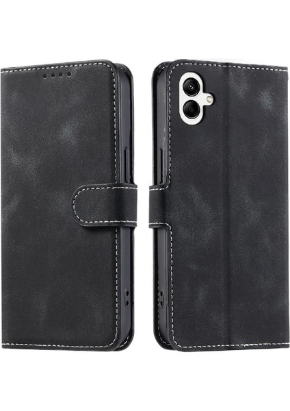 Samsung Galaxy A05 Kickstand Pu Deri Manyetik Bilek Kayışı Için Flip Case (Yurt Dışından) indirimleri