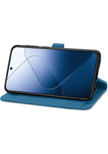 Xiaomi 14T Çok Renkli Iş Çoklu Kart Yuvası Cüzdan Flip Tarzı (Yurt Dışından) modelleri
