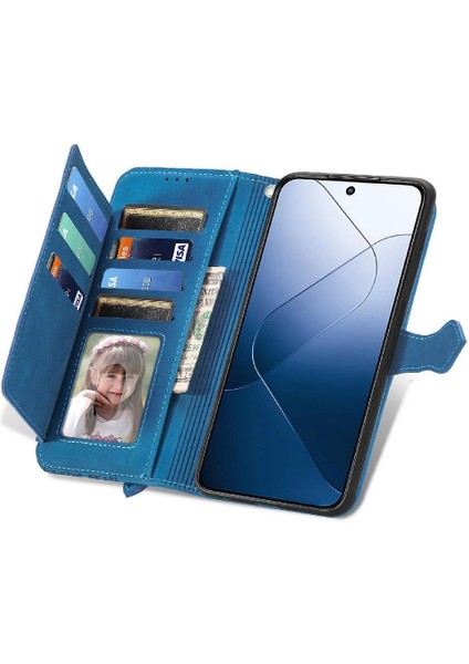 Xiaomi 14T Çok Renkli Iş Çoklu Kart Yuvası Cüzdan Flip Tarzı (Yurt Dışından) indirimleri
